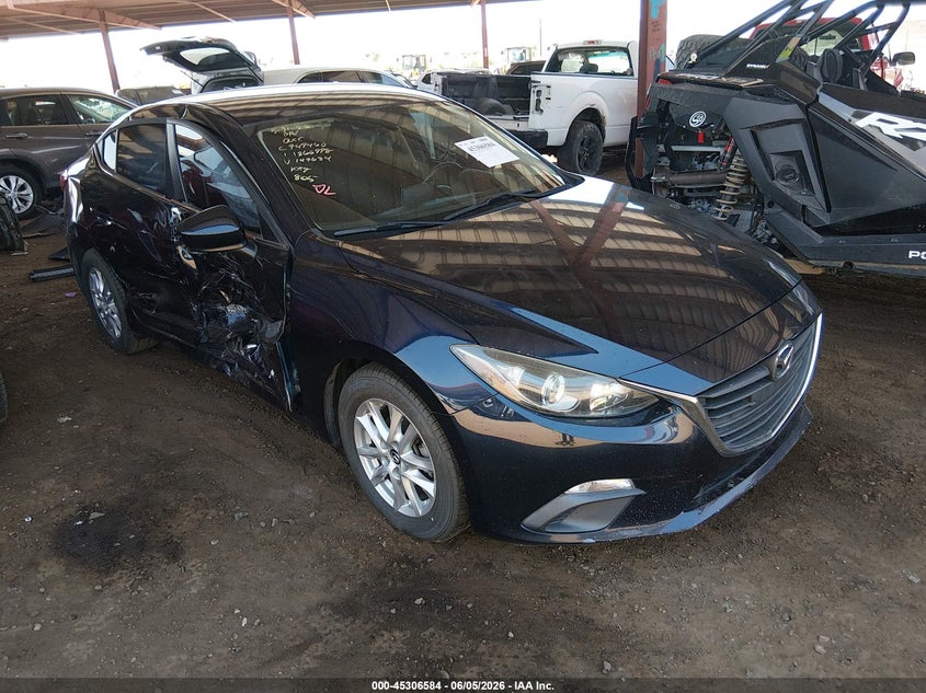 2014 Mazda 3 VIN JM1BM1V77E1147684 IAAI salvage auction — RIGHT SIDE, Salvage Title, sold $1,500 on 2026-07-14 (photo 1)