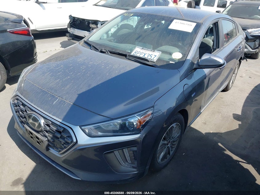 2020 Hyundai Ioniq VIN KMHC65LD1LU189581 IAAI salvage auction — REAR END, Salvage Certificate (California), sold $4,250 on 2026-07-22 (photo 2)