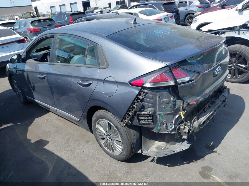 2020 Hyundai Ioniq VIN KMHC65LD1LU189581 IAAI salvage auction — REAR END, Salvage Certificate (California), sold $4,250 on 2026-07-22 (photo 3)