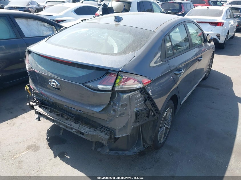 2020 Hyundai Ioniq VIN KMHC65LD1LU189581 IAAI salvage auction — REAR END, Salvage Certificate (California), sold $4,250 on 2026-07-22 (photo 4)
