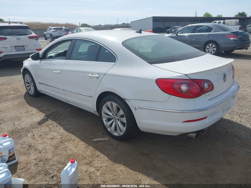 2012 Volkswagen Passat cc VIN WVWMP7AN2CE536522 IAAI salvage auction — NORMAL WEAR, Salvage Title, sold $375 on 2026-07-08 (photo 3)
