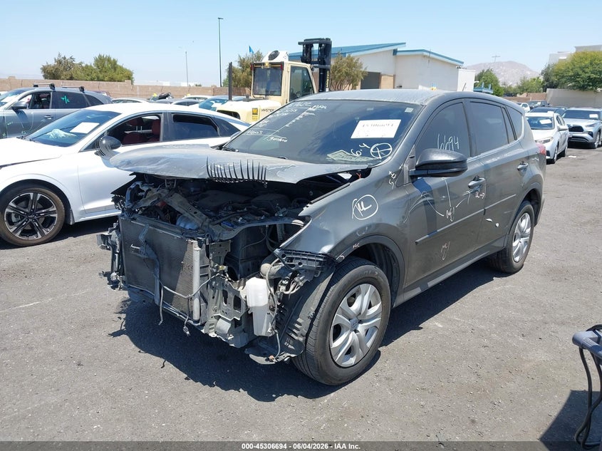 2015 Toyota Rav 4 VIN JTMZFREV9FD062366 IAAI salvage auction — FRONT END, Salvage Title, sold $2,600 on 2026-07-10 (photo 2)