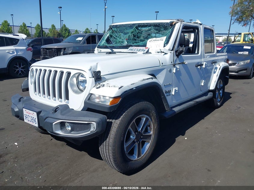 2020 Jeep Wrangler / VIN 1C4HJXENXLW247833 IAAI salvage auction — ROLLOVER, Salvage Title, sold $5,500 on 2026-08-14 (photo 2)