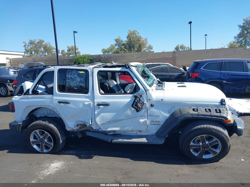 2020 Jeep Wrangler / VIN 1C4HJXENXLW247833 IAAI salvage auction — ROLLOVER, Salvage Title, sold $5,500 on 2026-08-14 (photo 6)