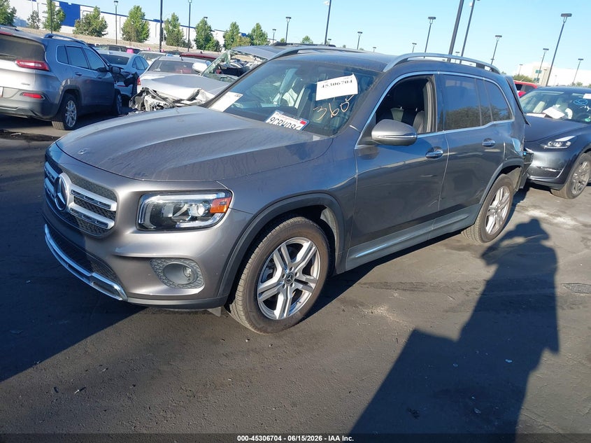 2020 Mercedes-benz Glb VIN WDC4M4HB6LW004813 IAAI salvage auction — REAR END, Salvage Title, sold $6,800 on 2026-08-14 (photo 2)