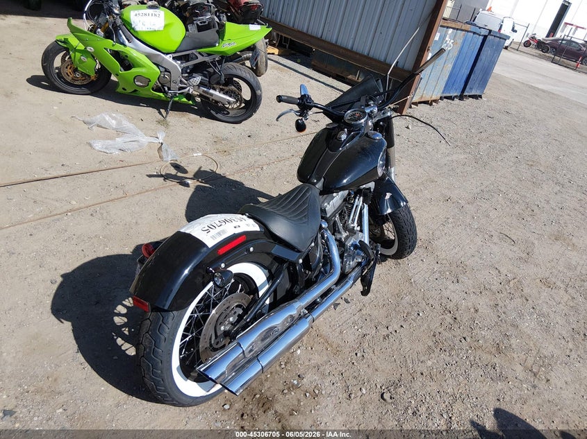 2015 Harley-davidson Softail VIN 1HD1JRV31FB034257 IAAI salvage auction — LEFT SIDE, Salvage (California), sold $1,150 on 2026-10-07 (photo 4)