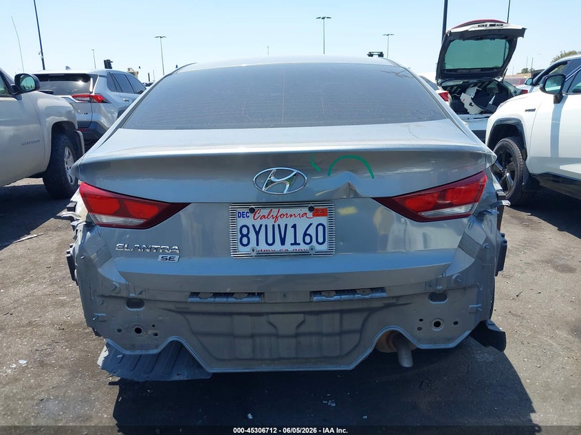 2018 Hyundai Elantra VIN KMHD74LF1JU466465 IAAI salvage auction — SIDE, Salvage Title, sold $3,400 on 2026-07-10 (photo 6)