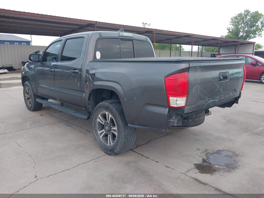 2017 Toyota Tacoma VIN 5TFAX5GN8HX097269 IAAI salvage auction — REAR END, Original (Texas), sold $10,800 on 2026-07-29 (photo 3)