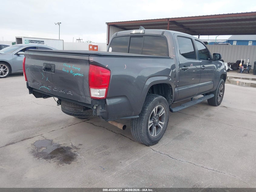2017 Toyota Tacoma VIN 5TFAX5GN8HX097269 IAAI salvage auction — REAR END, Original (Texas), sold $10,800 on 2026-07-29 (photo 4)
