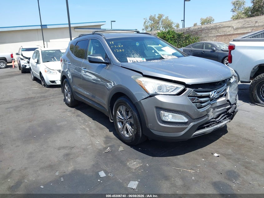 2015 Hyundai Santa fe VIN 5XYZU3LB5FG291320 IAAI salvage auction — FRONT END, Salvage Title, sold $1,750 on 2026-07-17 (photo 1)