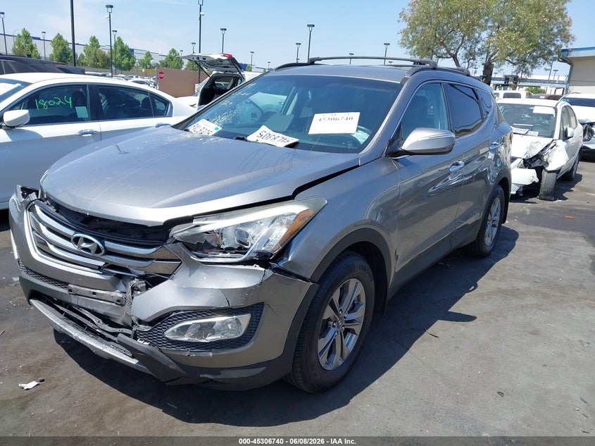 2015 Hyundai Santa fe VIN 5XYZU3LB5FG291320 IAAI salvage auction — FRONT END, Salvage Title, sold $1,750 on 2026-07-17 (photo 2)