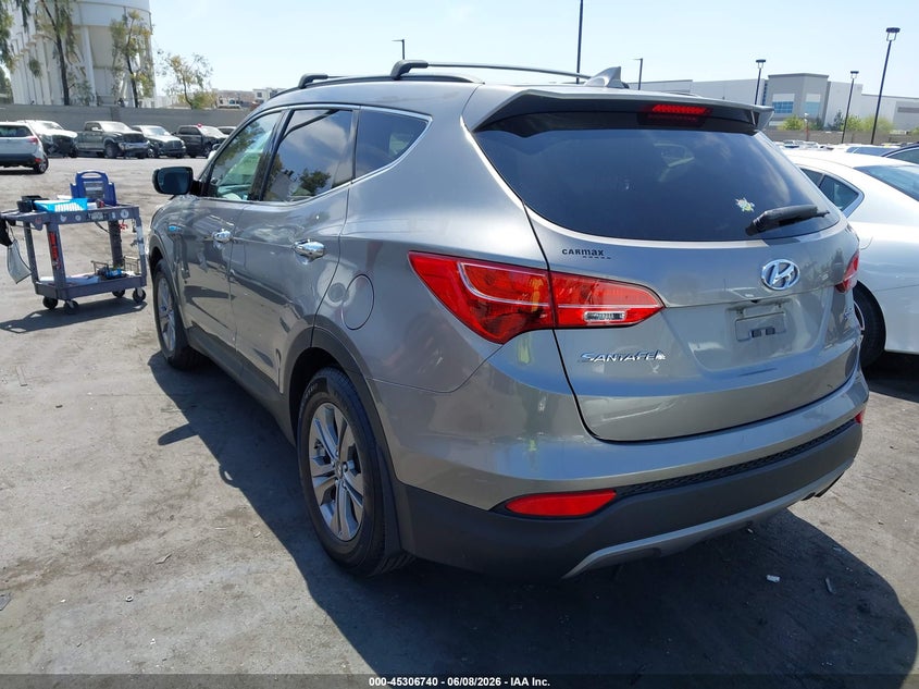 2015 Hyundai Santa fe VIN 5XYZU3LB5FG291320 IAAI salvage auction — FRONT END, Salvage Title, sold $1,750 on 2026-07-17 (photo 3)