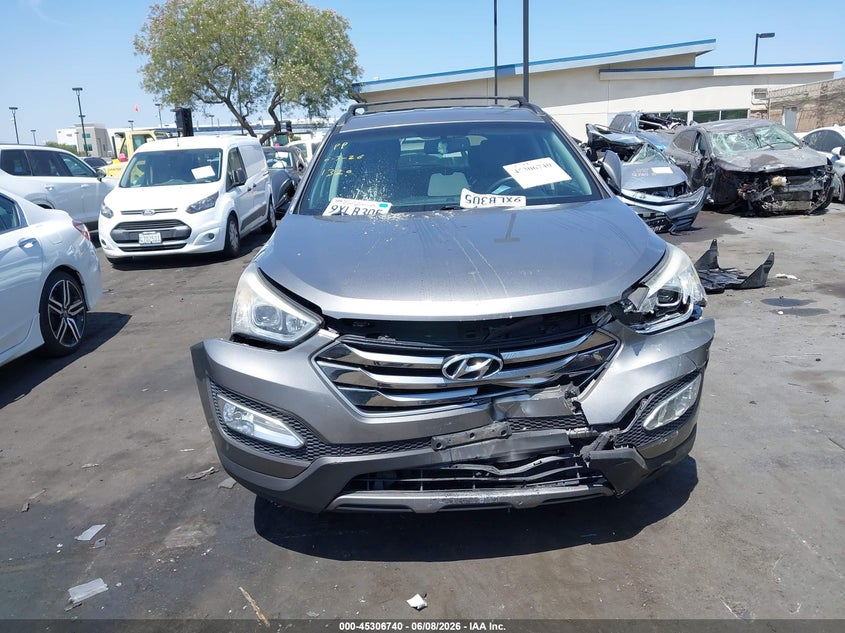 2015 Hyundai Santa fe VIN 5XYZU3LB5FG291320 IAAI salvage auction — FRONT END, Salvage Title, sold $1,750 on 2026-07-17 (photo 6)