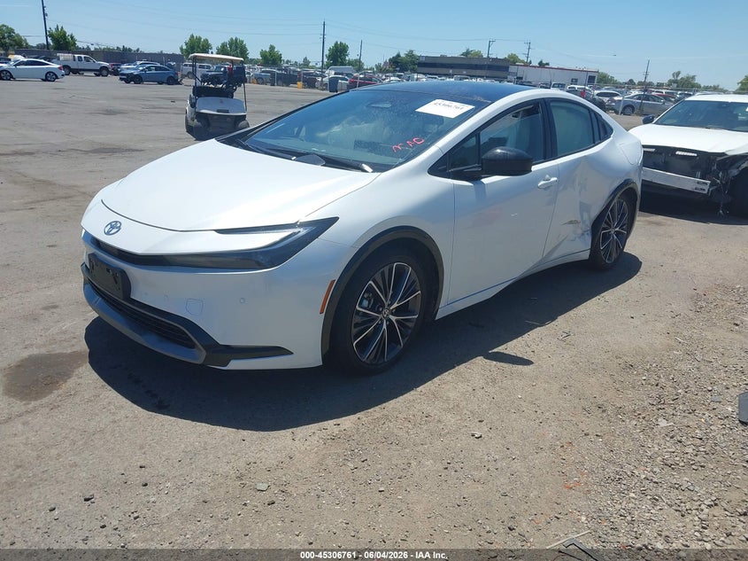 2026 Toyota Prius VIN JTDACAAU7T3070097 IAAI salvage auction — LEFT SIDE, Salvage Title, sold $19,425 on 2026-07-08 (photo 2)