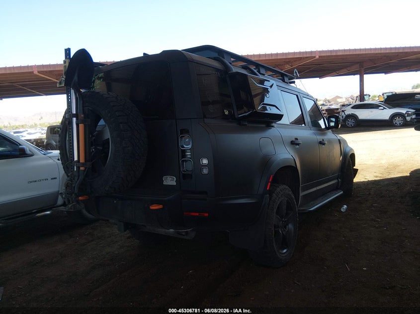 2023 Land rover Defender VIN SALEPFEU9P2225749 IAAI salvage auction — LEFT FRONT, Salvage Title, sold $27,175 on 2026-07-13 (photo 4)