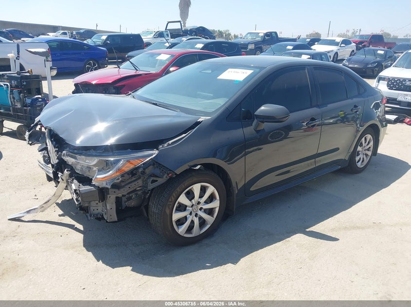 2023 Toyota Corolla VIN JTDB4MEE7P3006542 IAAI salvage auction — FRONT END, Salvage Title, sold $4,450 on 2026-07-22 (photo 2)
