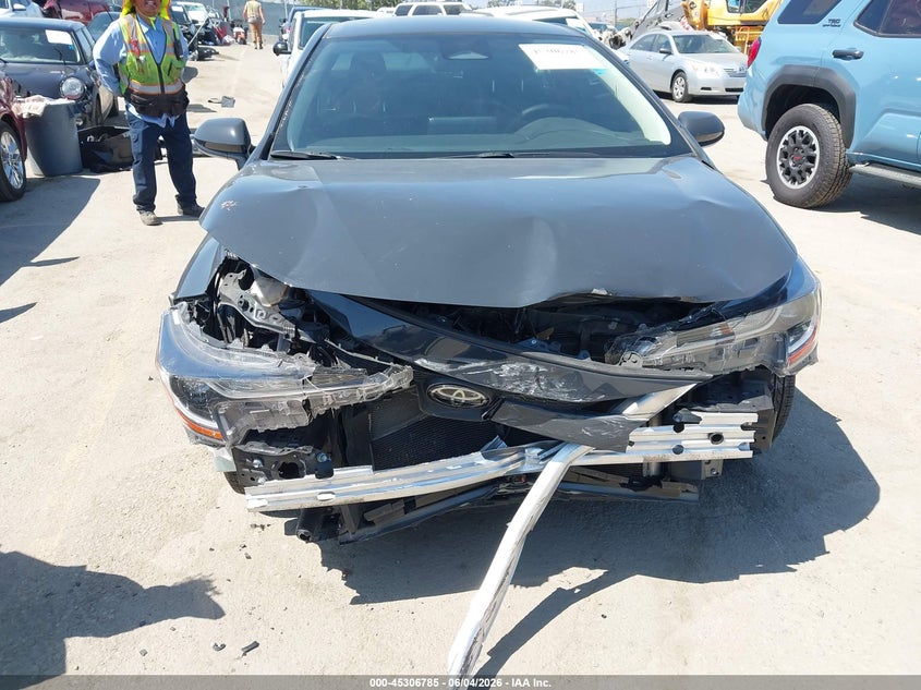 2023 Toyota Corolla VIN JTDB4MEE7P3006542 IAAI salvage auction — FRONT END, Salvage Title, sold $4,450 on 2026-07-22 (photo 6)