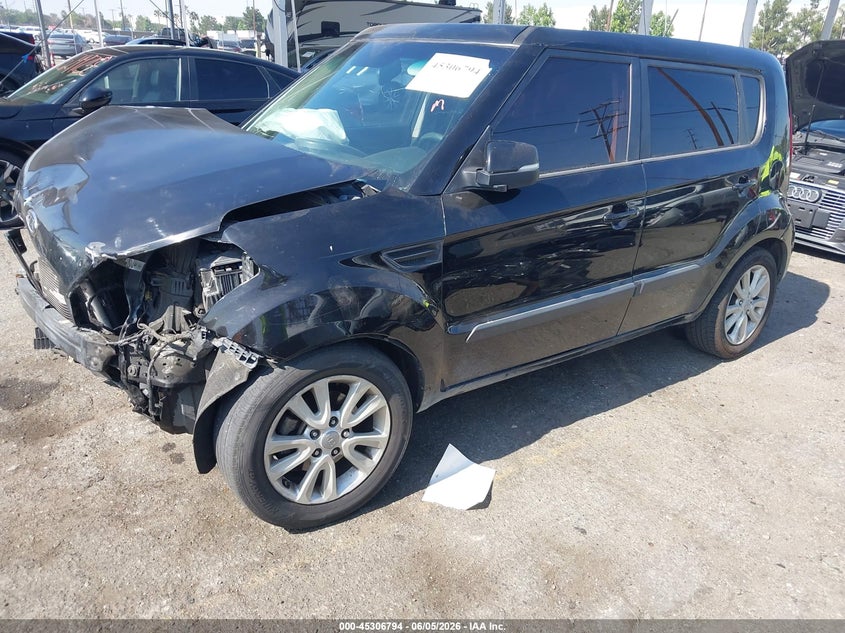 2012 Kia Soul VIN KNDJT2A62C7739084 IAAI salvage auction — FRONT END, Salvage Title, sold $350 on 2026-07-07 (photo 2)
