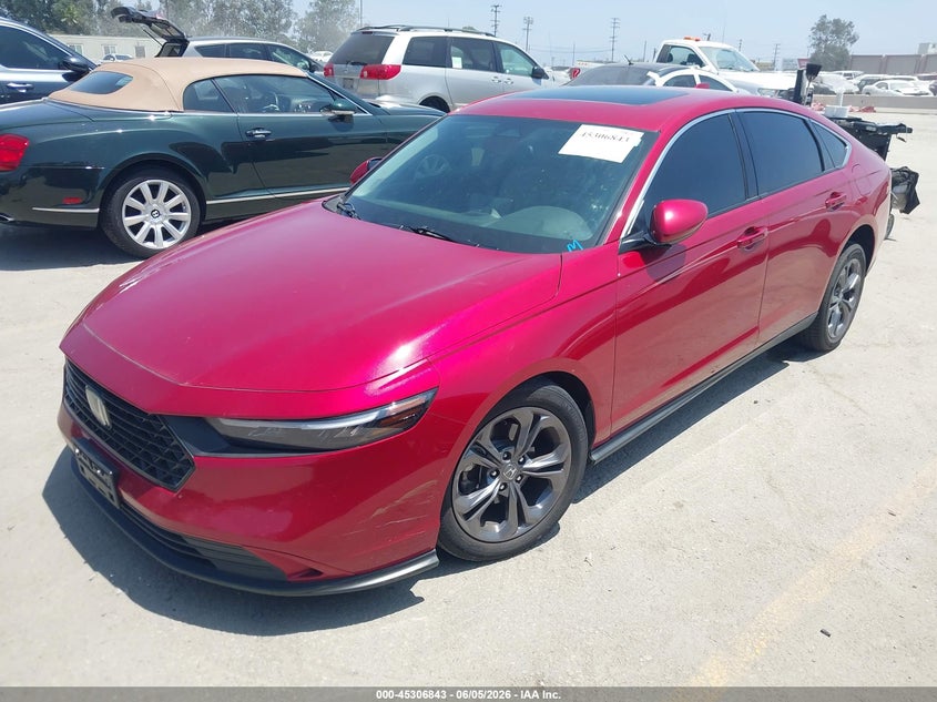 2023 Honda Accord VIN 1HGCY1F31PA031308 IAAI salvage auction — RIGHT SIDE, Salvage Title, sold $7,900 on 2026-08-22 (photo 2)