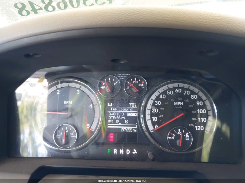 2012 Ram 2500 VIN 3C6UD5DL7CG127956 IAAI salvage auction — SIDE, Salvage Title, sold $5,800 on 2026-07-11 (photo 7)
