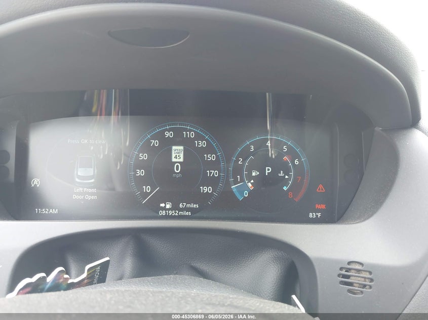 2018 Jaguar F-pace VIN SADCL2FX1JA256779 IAAI salvage auction — HAIL, Salvage Title, sold $5,250 on 2026-07-13 (photo 7)