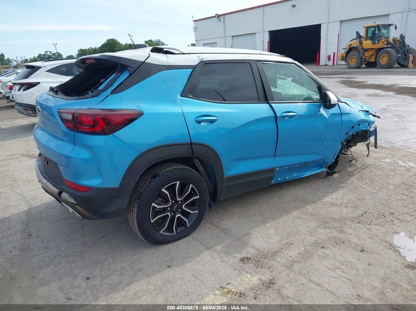 2025 Chevrolet Trailblazer VIN KL79MVSL1SB084771 IAAI salvage auction — ROLLOVER, Clear (Indiana), sold $1,725 on 2026-07-15 (photo 4)