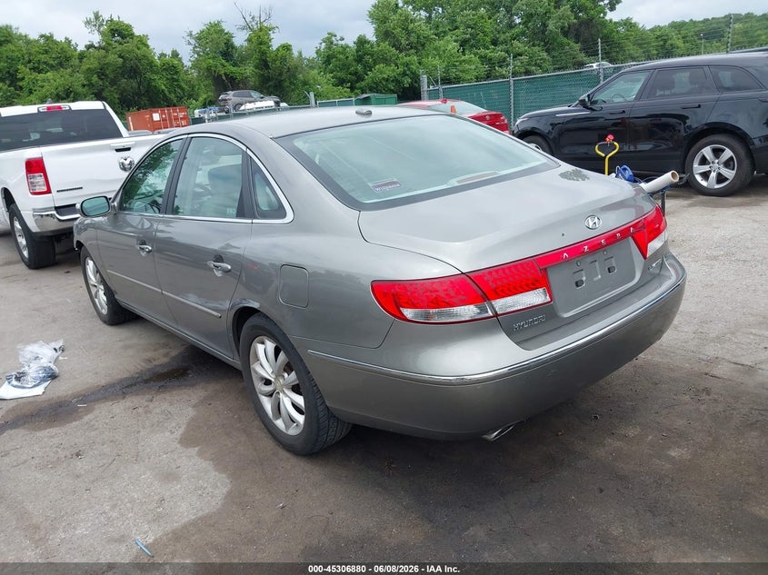 2008 Hyundai Azera VIN KMHFC46F48A319553 IAAI salvage auction — FRONT END, Salvage - 75% Or Less (Maryland), sold $475 on 2026-07-11 (photo 3)