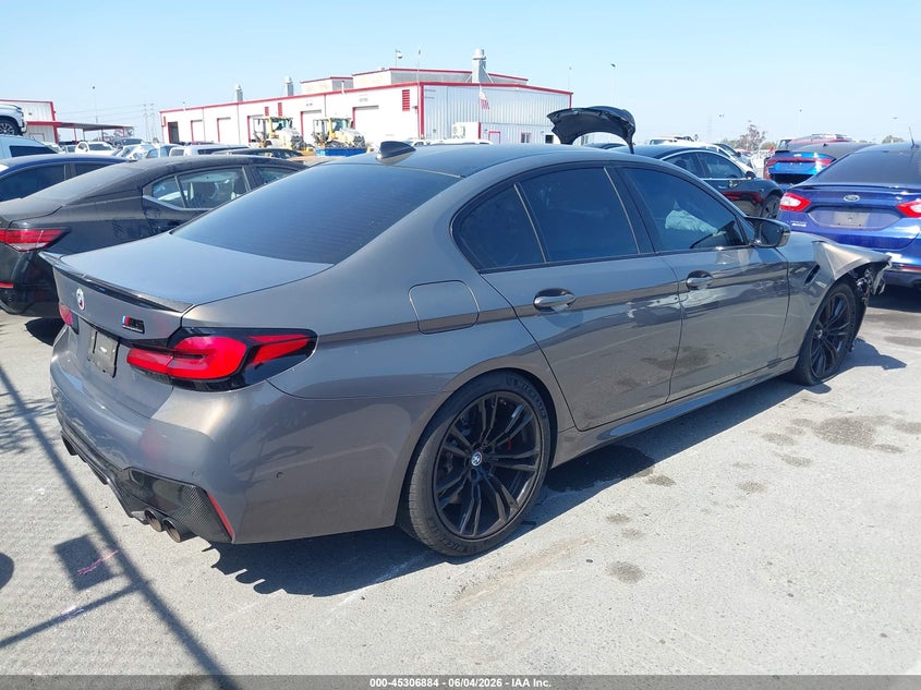 2022 BMW M5 VIN WBS83CH03NCK94802 IAAI salvage auction — FRONT END, Salvage Title, sold $46,725 on 2026-08-27 (photo 4)