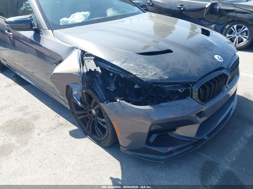 2022 BMW M5 VIN WBS83CH03NCK94802 IAAI salvage auction — FRONT END, Salvage Title, sold $46,725 on 2026-08-27 (photo 6)
