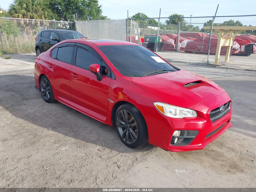 2016 Subaru Wrx VIN JF1VA1E65G9803680 IAAI salvage auction — MECHANICAL, Clear (Florida), sold $1,725 on 2026-07-15 (photo 1)