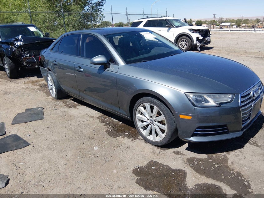 2017 Audi A4 VIN WAUANAF45HN009665 IAAI salvage auction — REAR END, Salvage (New Mexico), sold $4,250 on 2026-07-27 (photo 1)