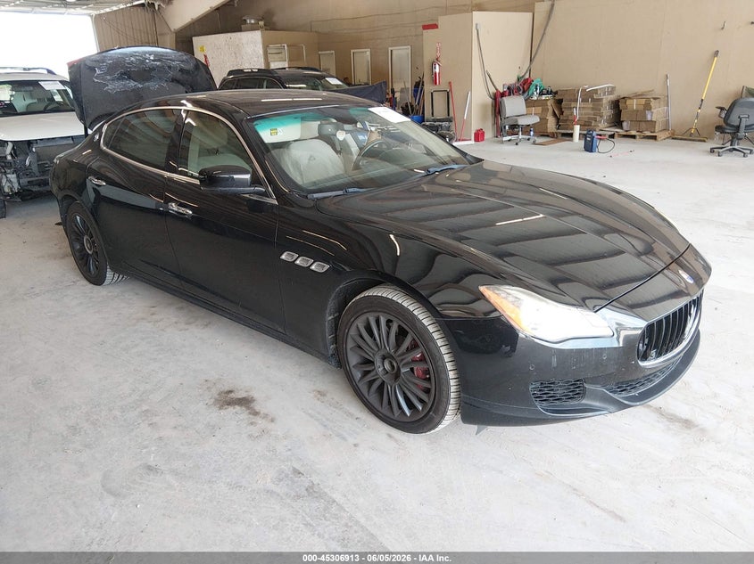 2014 Maserati Quattroporte VIN ZAM56RRA3E1111434 IAAI salvage auction — REAR END, Clear (Tennessee), sold $4,575 on 2026-07-20 (photo 1)