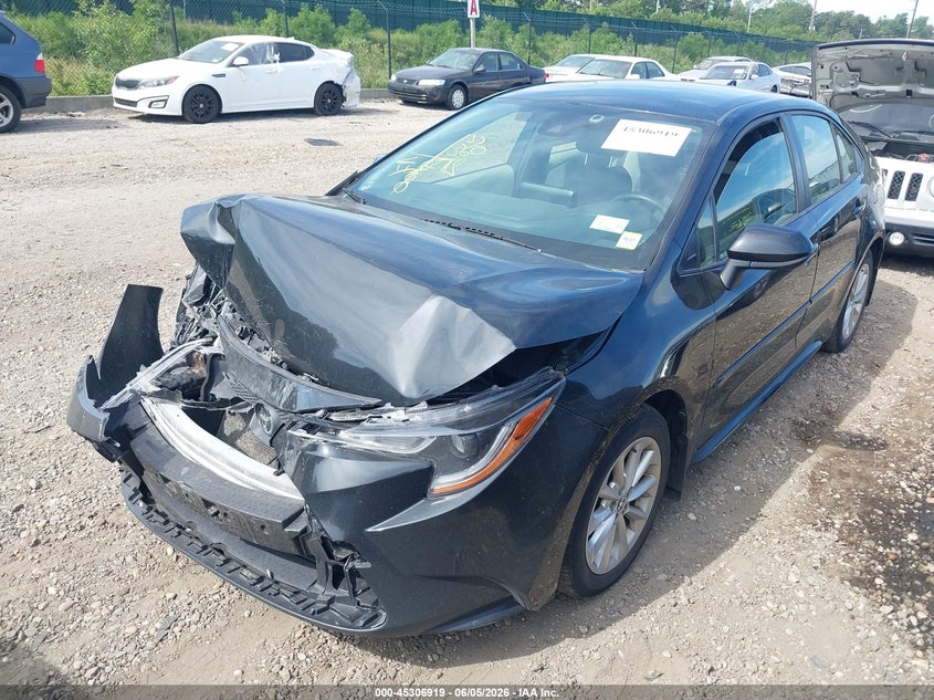 2022 Toyota Corolla VIN JTDVPMAE3NJ213755 IAAI salvage auction — FRONT END, Salvage Title, sold $2,150 on 2026-07-28 (photo 2)
