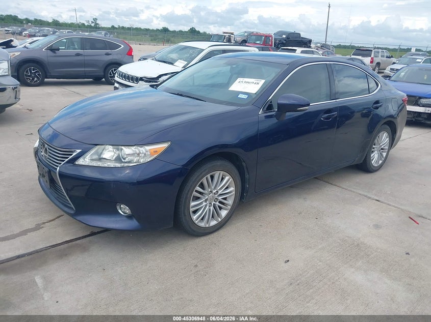 2015 Lexus ES VIN JTHBK1GG2F2170724 IAAI salvage auction — HAIL, Salvage Title, sold $12,650 on 2026-07-10 (photo 2)