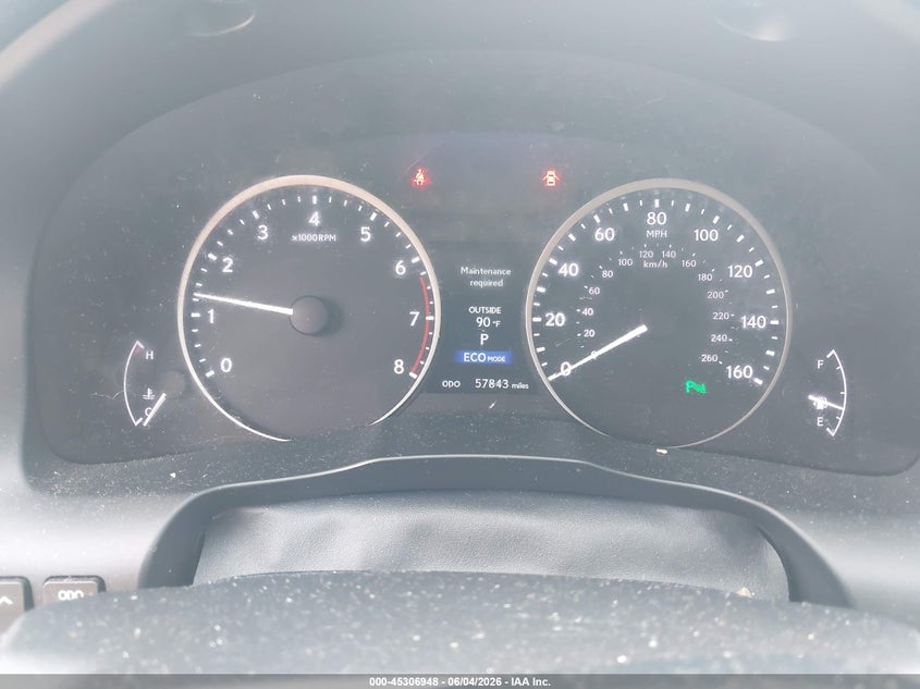 2015 Lexus ES VIN JTHBK1GG2F2170724 IAAI salvage auction — HAIL, Salvage Title, sold $12,650 on 2026-07-10 (photo 7)