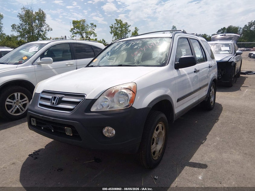 2005 Honda Cr-v VIN JHLRD78595C042695 IAAI salvage auction — RIGHT SIDE, Salvage (Ohio), sold $325 on 2026-07-07 (photo 2)