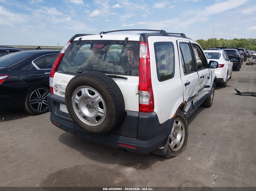 2005 Honda Cr-v VIN JHLRD78595C042695 IAAI salvage auction — RIGHT SIDE, Salvage (Ohio), sold $325 on 2026-07-07 (photo 4)