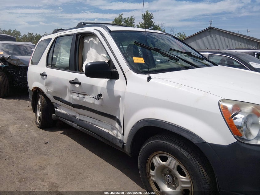 2005 Honda Cr-v VIN JHLRD78595C042695 IAAI salvage auction — RIGHT SIDE, Salvage (Ohio), sold $325 on 2026-07-07 (photo 6)