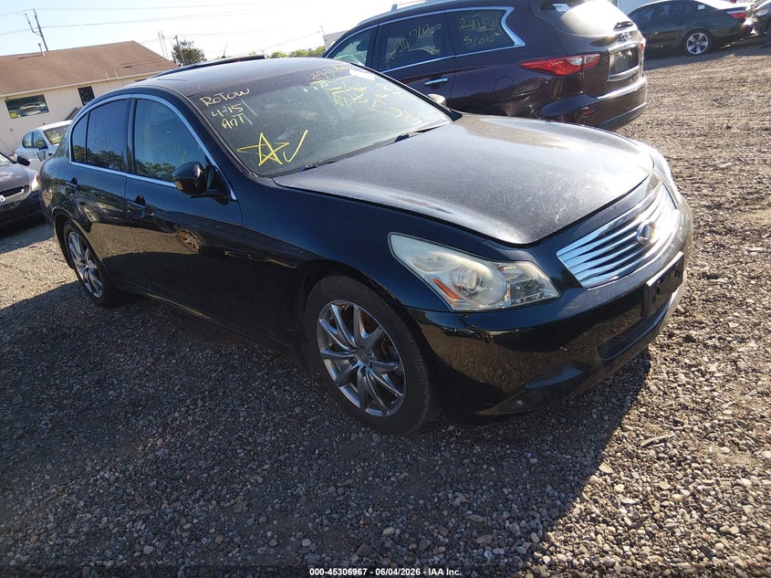 2009 Infiniti G37 VIN JNKCV61F99M355824 IAAI salvage auction — UNKNOWN, Bill Of Sale (New York), sold $425 on 2026-07-07 (photo 1)