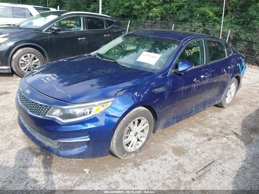 2018 Kia Optima VIN 5XXGT4L32JG233235 IAAI salvage auction — REAR END, Salvage (Indiana), sold $1,650 on 2026-07-08 (photo 2)