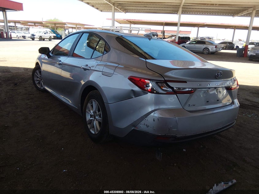 2025 Toyota Camry VIN 4T1DAACK5SU151067 IAAI salvage auction — RIGHT FRONT, Salvage (Arizona), sold $9,200 on 2026-07-28 (photo 3)