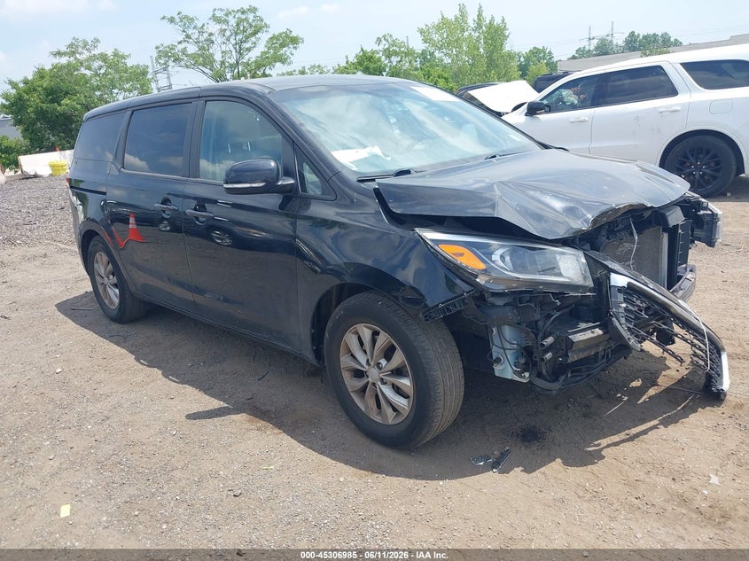 2019 Kia SEDONA VIN KNDMB5C15K6533488 IAAI salvage auction — FRONT END, Mv-907A (New York), sold $75 on 2026-07-28 (photo 1)