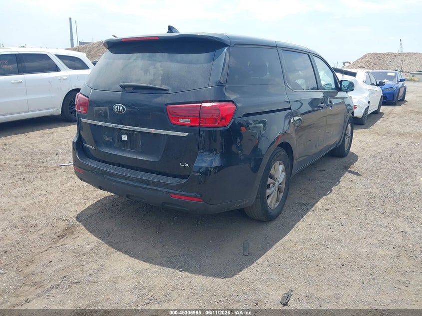 2019 Kia SEDONA VIN KNDMB5C15K6533488 IAAI salvage auction — FRONT END, Mv-907A (New York), sold $75 on 2026-07-28 (photo 4)