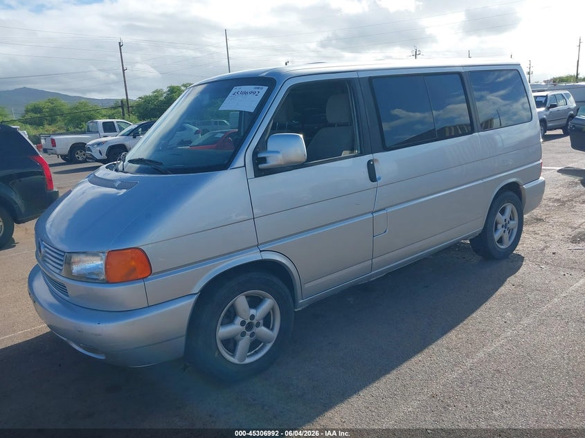 2002 Volkswagen Eurovan VIN WV2KB47052H090915 IAAI salvage auction — NORMAL WEAR, Clear (Hawaii), sold $2,450 on 2026-07-21 (photo 2)