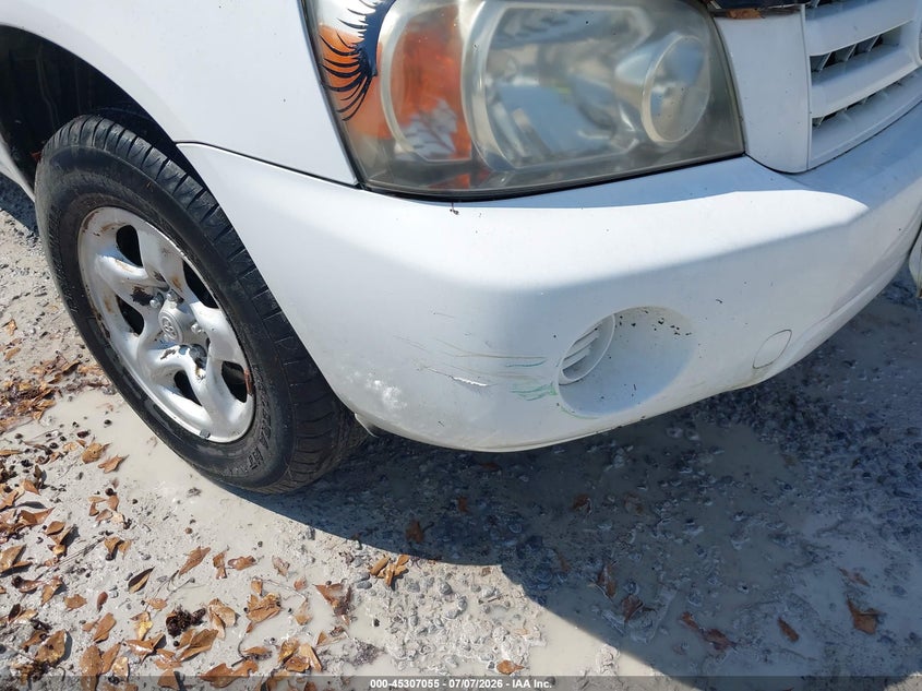 2007 Toyota Highlander VIN JTEGP21A270143616 IAAI salvage auction — NORMAL WEAR, Clear (Florida), sold $25 on 2026-07-23 (photo 6)
