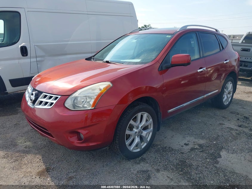 2013 Nissan Rogue VIN JN8AS5MT2DW004123 IAAI salvage auction — NORMAL WEAR, Clear - Public Restricted (Oklahoma), sold $500 on 2026-07-18 (photo 2)