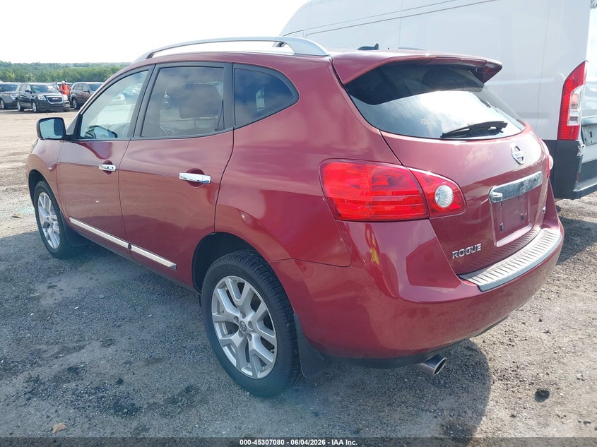 2013 Nissan Rogue VIN JN8AS5MT2DW004123 IAAI salvage auction — NORMAL WEAR, Clear - Public Restricted (Oklahoma), sold $500 on 2026-07-18 (photo 3)