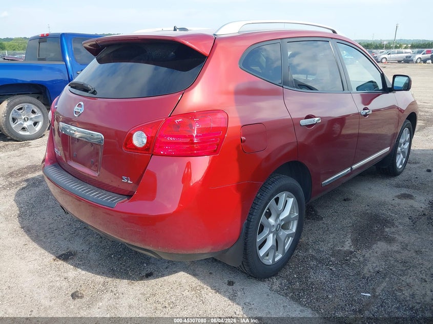2013 Nissan Rogue VIN JN8AS5MT2DW004123 IAAI salvage auction — NORMAL WEAR, Clear - Public Restricted (Oklahoma), sold $500 on 2026-07-18 (photo 4)