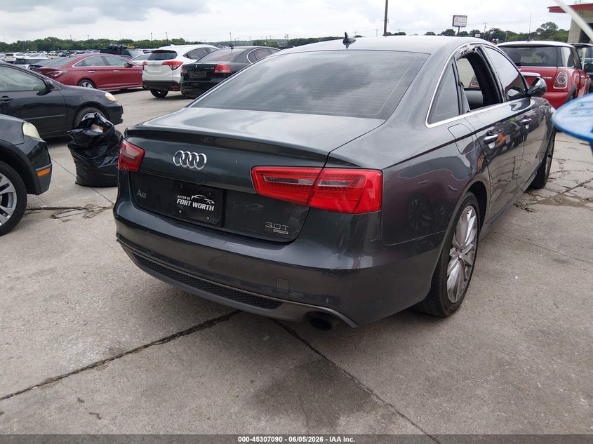 2014 Audi A6 VIN WAUHGAFC1EN115039 IAAI salvage auction — NORMAL WEAR, Original (Texas), sold $825 on 2026-07-29 (photo 4)