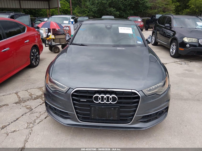 2014 Audi A6 VIN WAUHGAFC1EN115039 IAAI salvage auction — NORMAL WEAR, Original (Texas), sold $825 on 2026-07-29 (photo 6)